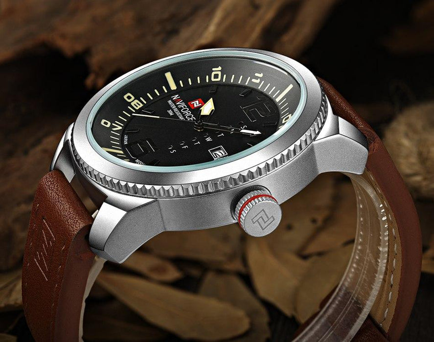 Waterproof male quartz watch NAVIFORCE 9063 - Men’s Watches