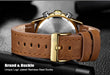 Waterproof male quartz watch with dual display NAVIFORCE 9144 - Men’s Watches