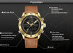 Waterproof male quartz watch with dual display NAVIFORCE 9144 - Men’s Watches