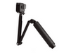 Waterproof selfie stick Telesin 360° for sport cameras (GP-MFW-300) - Straps mounts