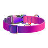 Waudog gradient nylon dog collar with QR code purple size XL - Walking and transportation<<<Pets<<<InnproXML