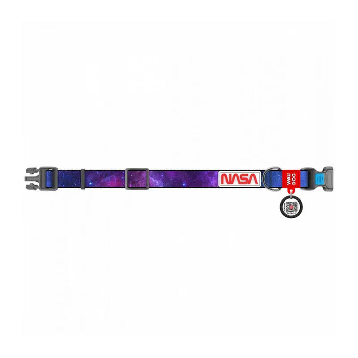 Waudog ’NASA21’’ nylon dog collar with QR code size L - Walking and transportation<<<Pets<<<InnproXML