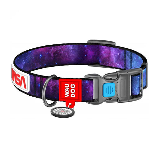 Waudog nylon dog collar with QR code ’NASA21’’ size XL - Walking and transportation<<<Pets<<<InnproXML
