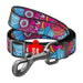 Waudog nylon dog leash ’Summer’ pattern 25 mm wide length 152-183 cm - Walking and transportation<<<Pets<<<InnproXML