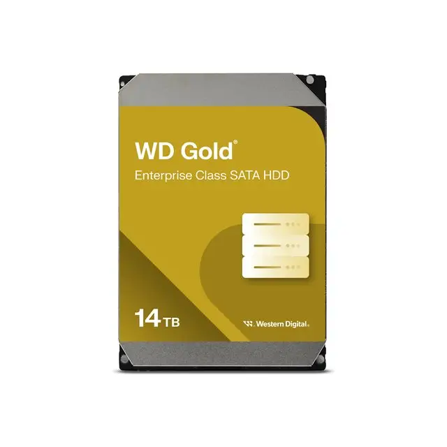 WD Gold 14TB SATA 6Gb/s 3.5inch 512MB cache 7200rpm internal RoHS compliant Enterprise HDD Bulk - SSD за