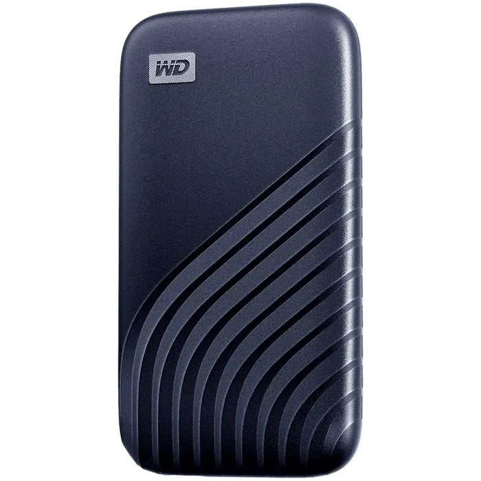 WD My Passport SSD 1TB Midnight Blue Cross Compatible USB 3.2 Gen-2 and USB-C 1050MB/s Read 1000MB/s Write PC Mac