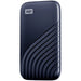 WD My Passport SSD 1TB Midnight Blue Cross Compatible USB 3.2 Gen-2 and USB-C 1050MB/s Read 1000MB/s Write PC Mac
