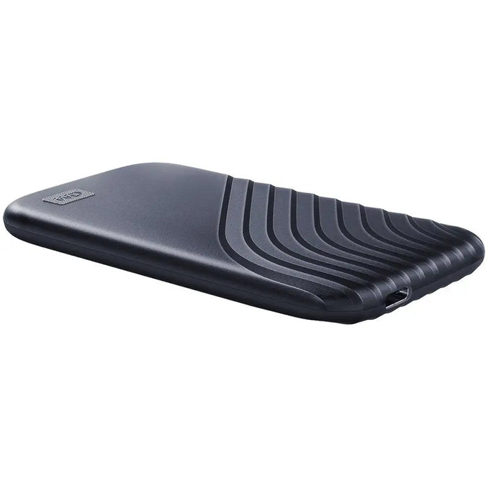 WD My Passport SSD 1TB Midnight Blue Cross Compatible USB 3.2 Gen-2 and USB-C 1050MB/s Read 1000MB/s Write PC Mac