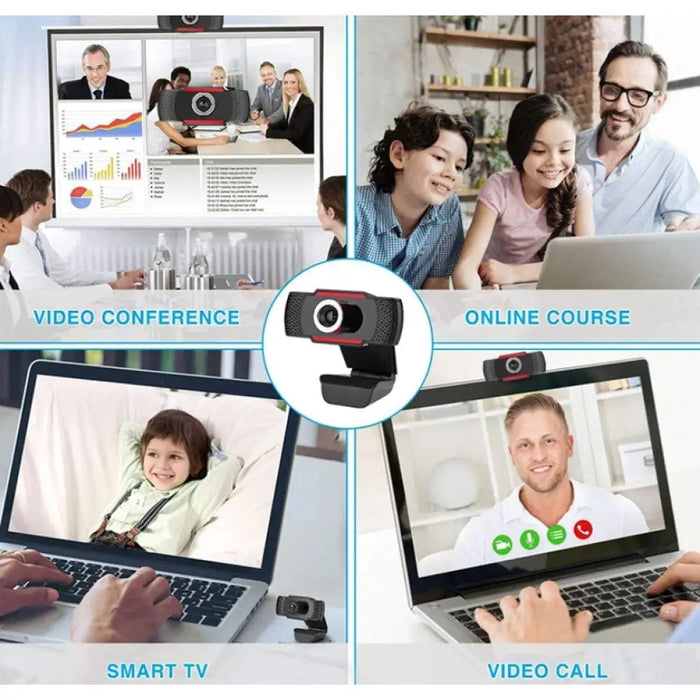 Webcam Techly 361438 Full HD (1) - WebcamsPER-KAM<<<Input / Output DevicesPER<<<ActionPL&&&WebcamsPER-KAM<<<Input