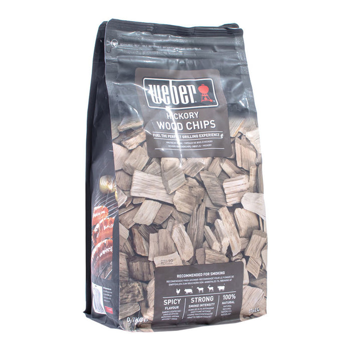 SMOKING CHIPS 0.7KG WEBER HICKORY
