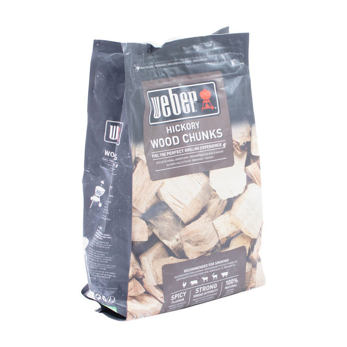 HICKORY SMOKING PIECES 1.5KG WEBER