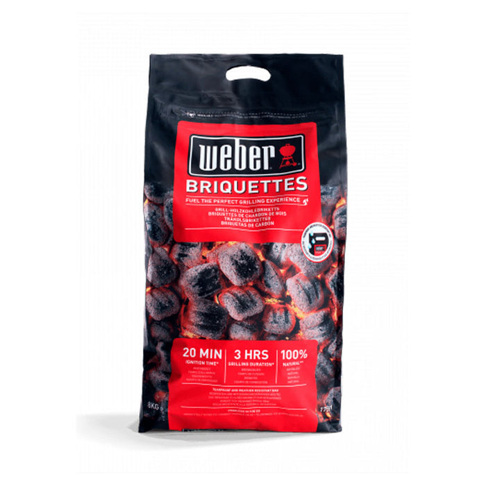 BRIQUETTES FOR BARBECUE 8KG WEBER WB 17591