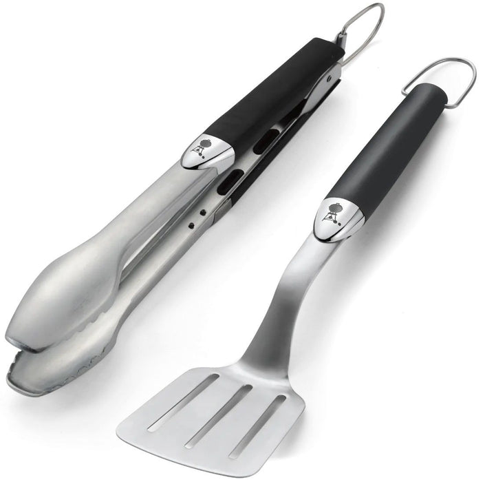 2 WEBER PREMIUM BBQ UTENSILS