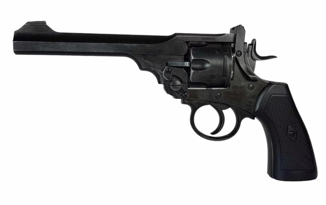WEBLEY MKVI .455 Police cal.4.5 mm Diabolo cartridge 6-shot barrel 4’ CO2 Black Ekp to17J