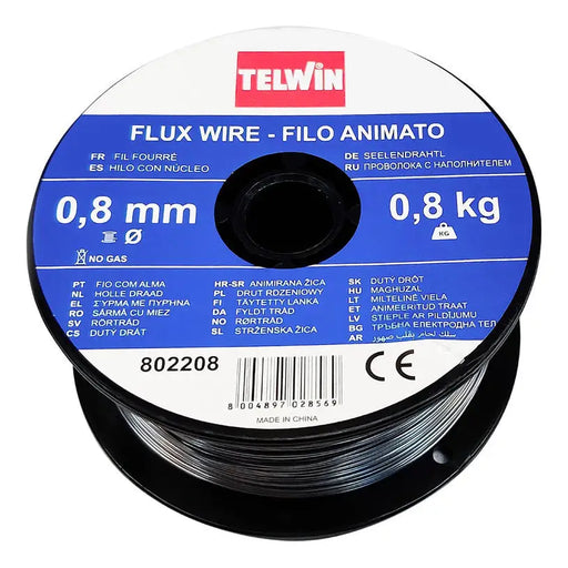 WELDING WIRE PIPE-FLUX F0.8MM-0.8KG TELWIN - Тел за заваряване<<<Заваряване и запояване<<<Инструменти и