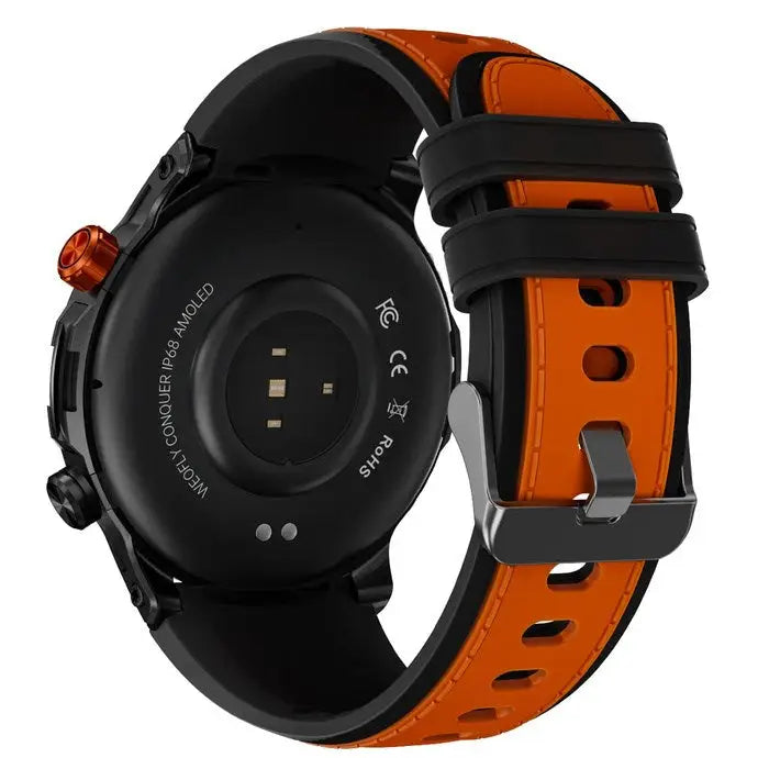 Weofly Conquer Smartwatch - Multifunction Watch Bluetooth 5.3 Orange - Smartwatch smartbandAKG-SMA<<<GSM