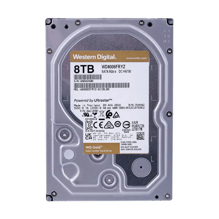 Western Digital Gold WD8005FRYZ internal hard drive 3.5’’ 8 TB Serial ATA III - Enterprise HDDsDET-HDD<<<Enterprise