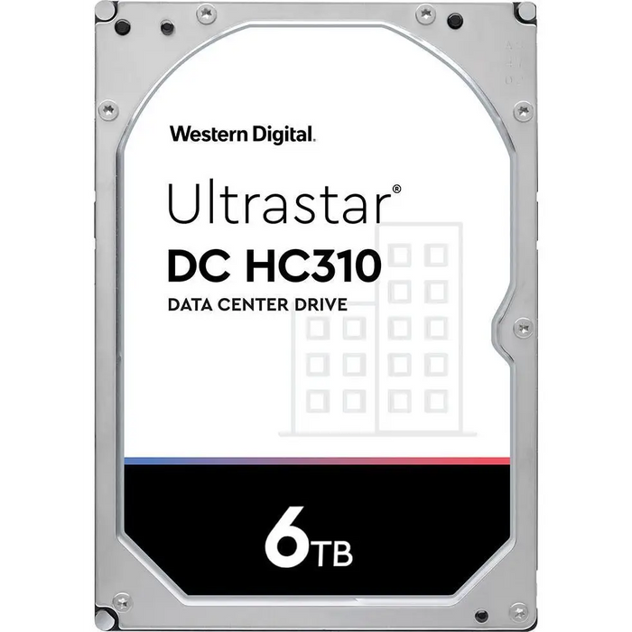 WESTERN DIGITAL Ultrastar DC HC310 3.5inch 26.1MM 6000GB 256MB 7200RPM SAS ULTRA 512E SE P3 - SSD за