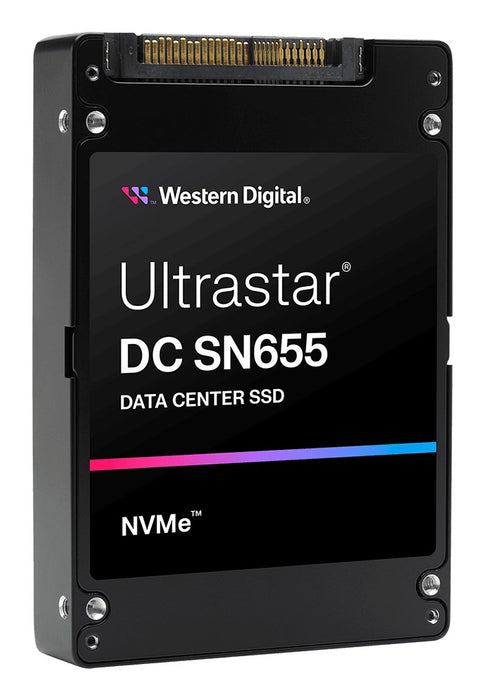 Western Digital Ultrastar DC SN655 30.7 TB U.3 PCI Express 4.0 NVMe TLC 3D NAND ISE (0TS2509)