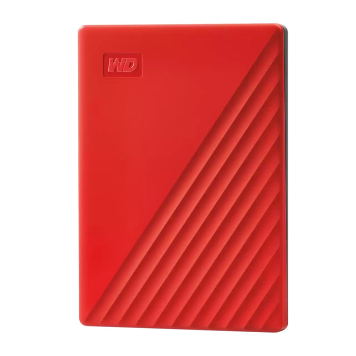 WD My Passport 2TB portable HDD USB 3.0 USB 2.0 compatible Red Retail