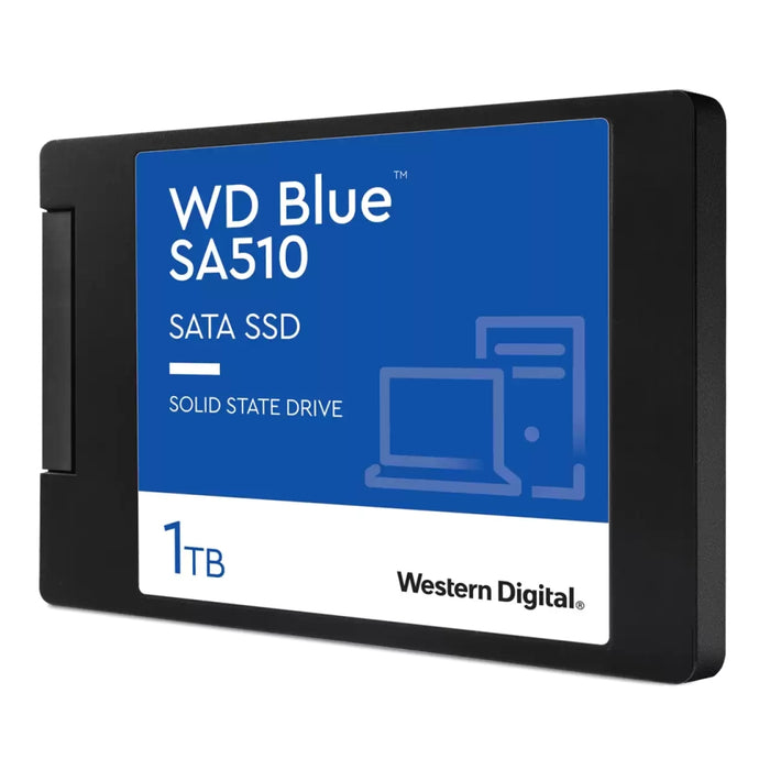 WD Blue SA510 SSD 1TB SATA III 6Gb/s cased 2.5inch 7mm internal single-packed POWERED BY SANDISK