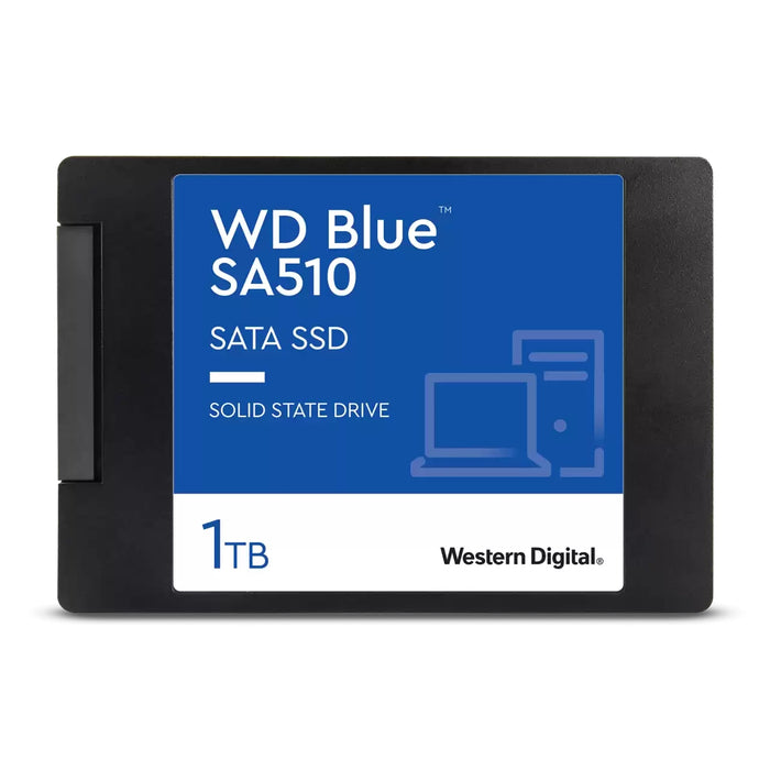 WD Blue SA510 SSD 1TB SATA III 6Gb/s cased 2.5inch 7mm internal single-packed POWERED BY SANDISK