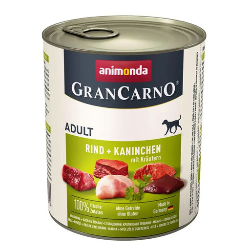 Wet food Animonda GranCarno Adult Veal Rabbit 800 g - Хранене на домашни любимци<<<Домашни Животни<<<Дом