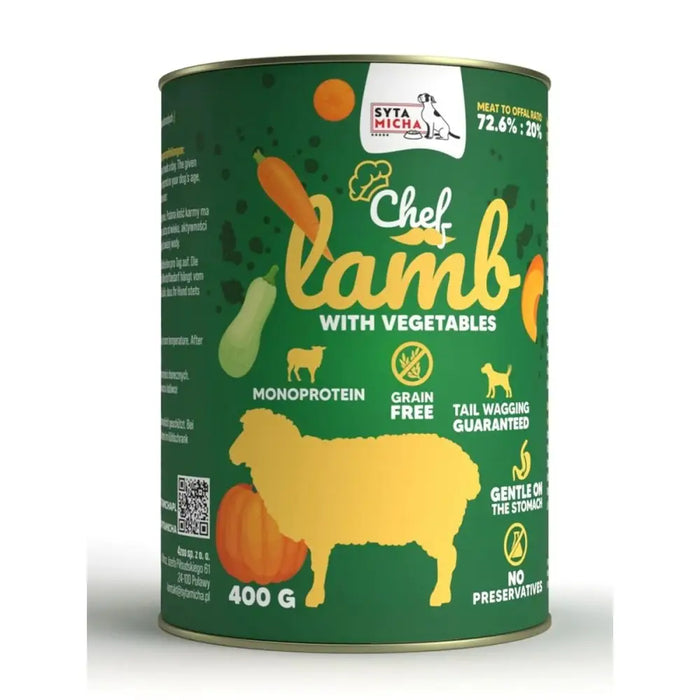 Wet food SYTA MICHA Lamb 400 g - Хранене на домашни любимци<<<Домашни Животни<<<Дом Градина<<<BigBuy&&&Wet