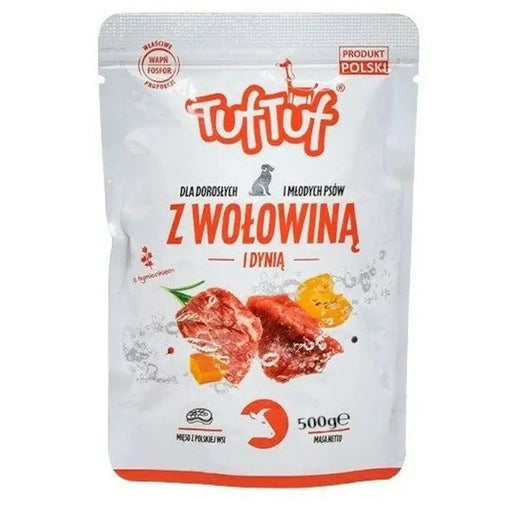 Wet food Tuftuf Beef 500 g - Хранене на домашни любимци<<<Домашни Животни<<<Дом Градина<<<BigBuy&&&Wet