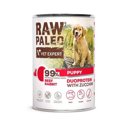 Wet food VETEXPERT RAW PALEO Beef 400 g - Хранене на домашни любимци<<<Домашни Животни<<<Дом Градина<<<BigBuy&&&Wet