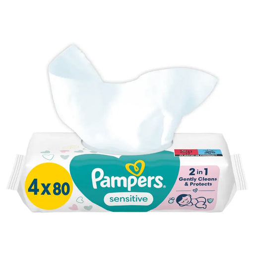 WET TOWELS 4X80 BR PAMPERS SENSITIVE - Домакински продукти<<<Домашни потреби<<<Кухня<<<Praktiker