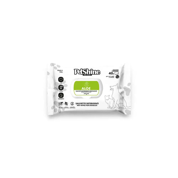 Wet Wipes for Pets Porrini Aloe Vera 40 Units - Домашни Животни<<<Дом Градина<<<BigBuy&&&Здраве и хигиена<<<Домашни