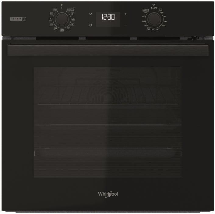 Built-in oven Whirlpool OMSR58RU1SB, Push buttons, A+, Pyrolysis