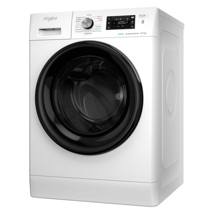 Washing machine with dryer WHIRLPOOL FFWDB 976258 BV EE, 9/7 kg, 6th Sense, FreshCare+, 1600 rpm.