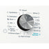 Washing machine WHIRLPOOL FFD9489BCV EE, 9 kg, 1400 rpm.