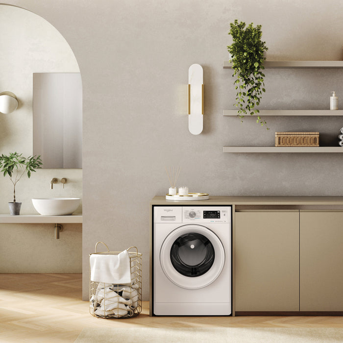 Washing machine WHIRLPOOL FFB 7269 WV EE 7.0 kg, 1200 rpm, INVERTER MOTOR