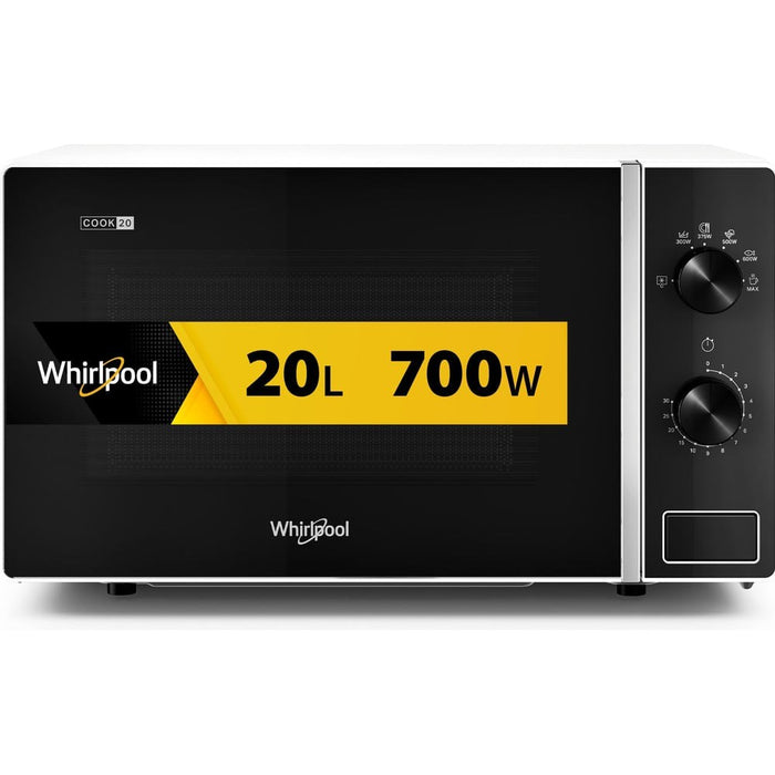 Whirlpool Cook20 MWP 101 W White Solo microwave Countertop 20 L 700 W