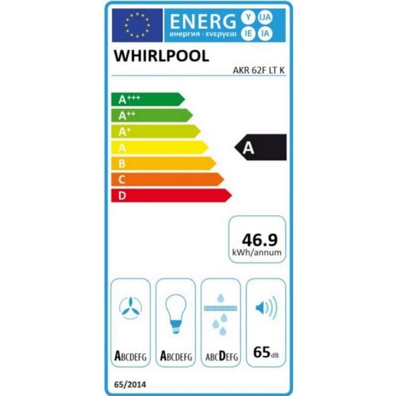 Whirlpool AKR 62F LT K cooker hood
