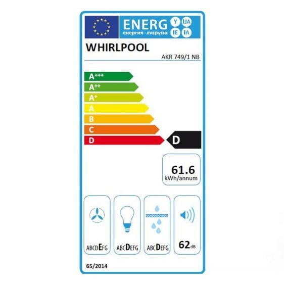 Built-in hood Whirlpool AKR 749/1 NB