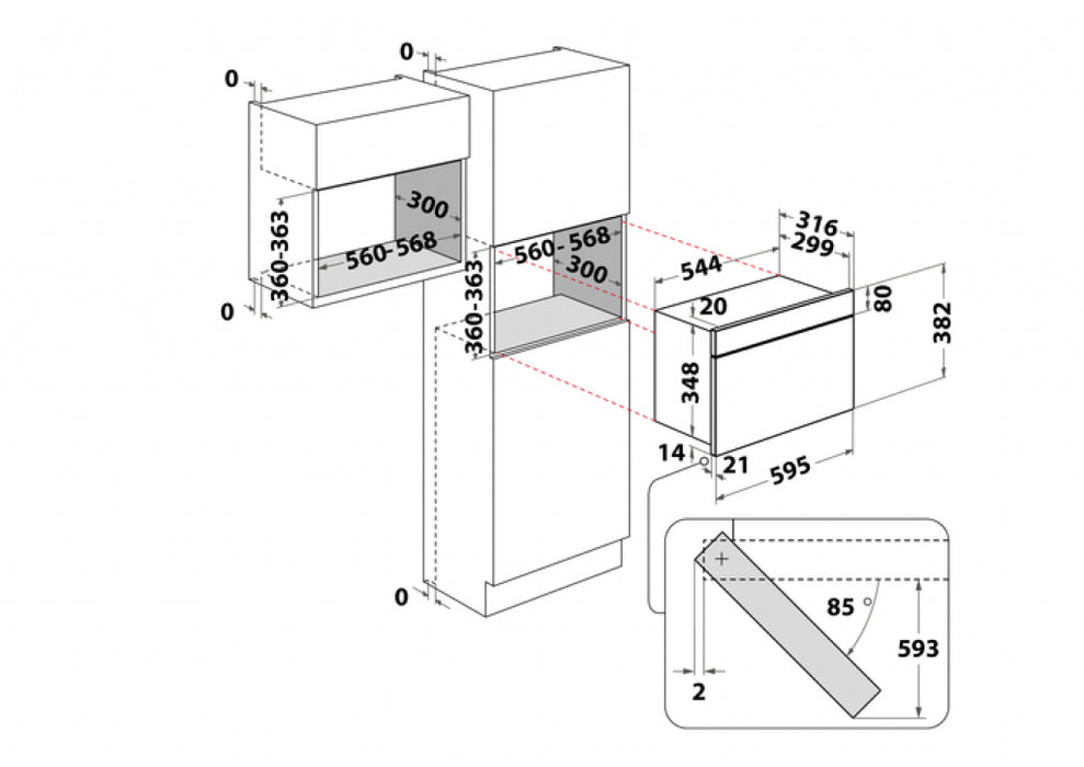 Built-in microwave WHIRLPOOL AMW 435IX