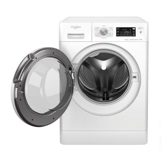 Washing machine WHIRLPOOL FFB 8258 WV EE, 8 kg, FreshCare+, 1200 rpm.