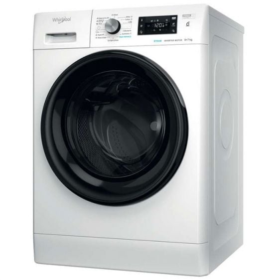 Washing machine with dryer WHIRLPOOL FFWDB 976258 BV EE, 9/7 kg, 6th Sense, FreshCare+, 1600 rpm.