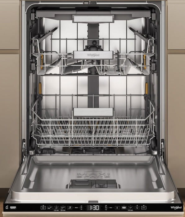 Built-in dishwasher Whirlpool MaxiSpace W7I HT58 T + 2pcs Fairy Platinum Plus 59 dishwasher tablets
