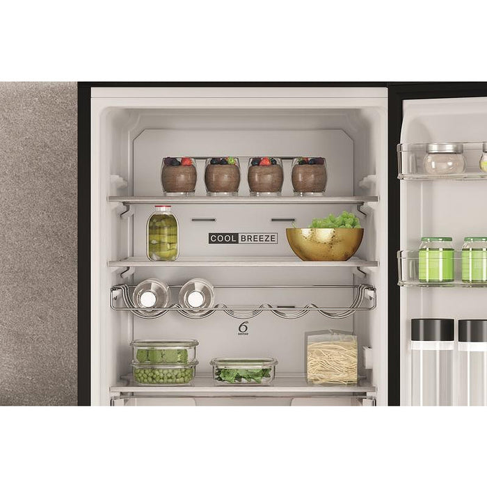 Refrigerator with freezer Whirlpool W7X 82O K*** , 335 l, E , No Frost , Black