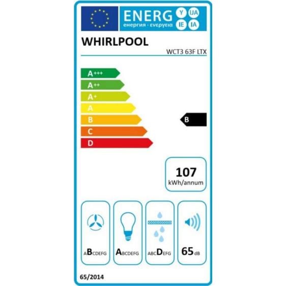 Built-in hood WHIRLPOOL WCT3 63F LTX