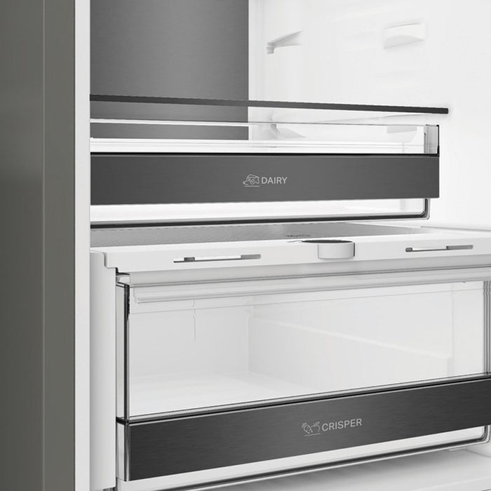Refrigerator with freezer Whirlpool WHK 26372 X5EA1, 370 l, D, No Frost, Stainless steel