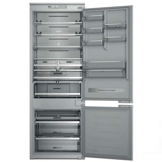 Built-in refrigerator WHIRLPOOL WH SP70 T262 P, 394 l, Total No Frost, height 193.5 x width. 69 cm