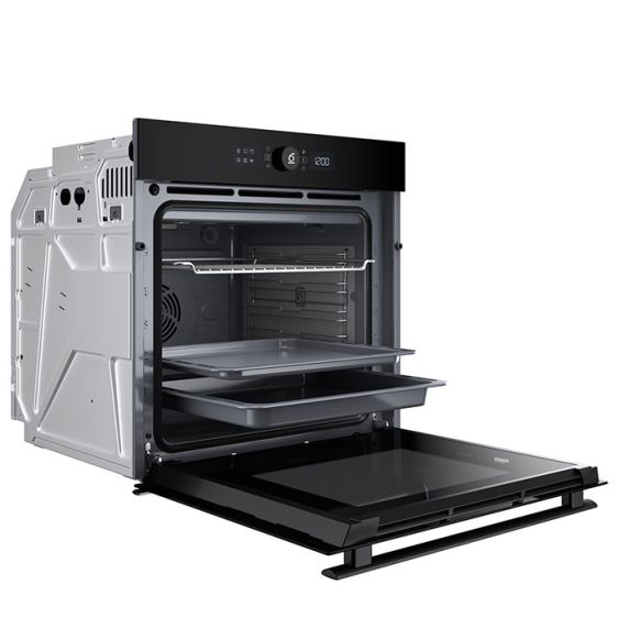 Built-in oven WHIRLPOOL WOI4S8CM0SBA, 73 l, 6th SENSE, black