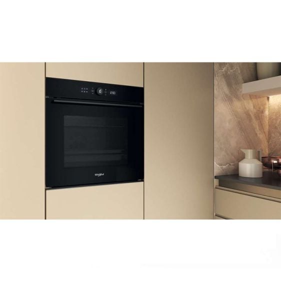 Built-in oven WHIRLPOOL WOI5S8PM1SBA, 73 l, Pyrolysis, A+