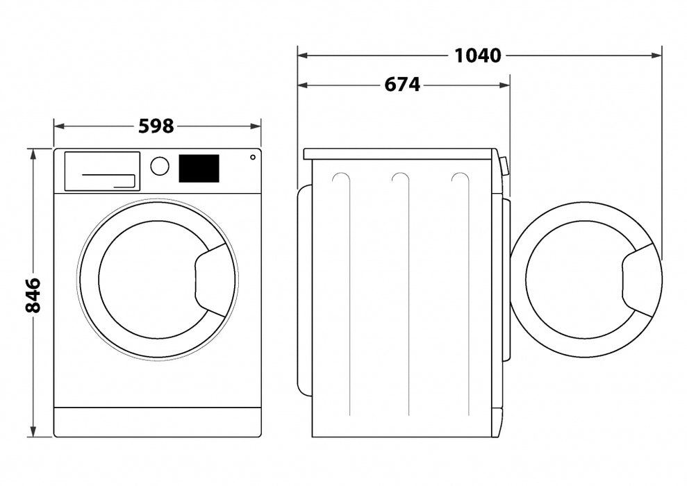 Tumble dryer WHIRLPOOL WP B8X WBS EE, 8 kg, 6TH Sense®